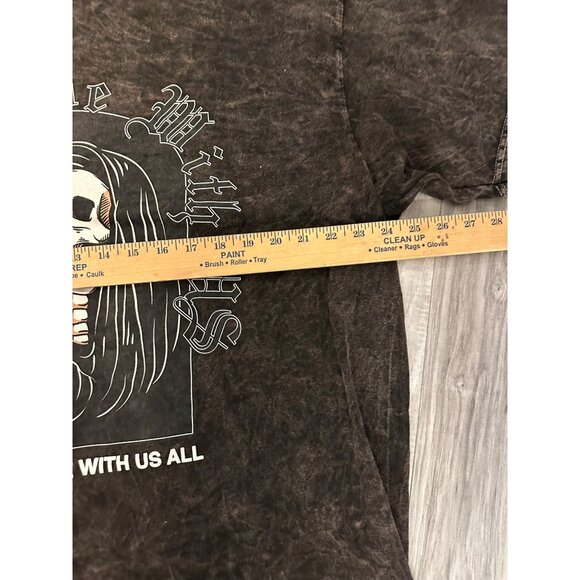 Thirty singles Washed Black Graphic T-Shirt XL "May God Be With Us All"  Cotton - Picture 3 of 7